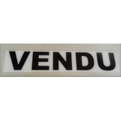 VENDU Noir et Blanc 100 x 500 mm