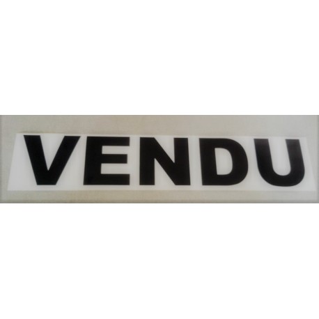 VENDU Noir et Blanc 100 x 500 mm