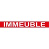 IMMEUBLE Rouge et Blanc 50 x 420 mm
