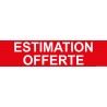 ESTIMATION OFFERTE Rouge et Blanc 120 x 500 mm