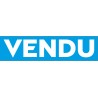 VENDU BLEU et Blanc 100 x 500 mm